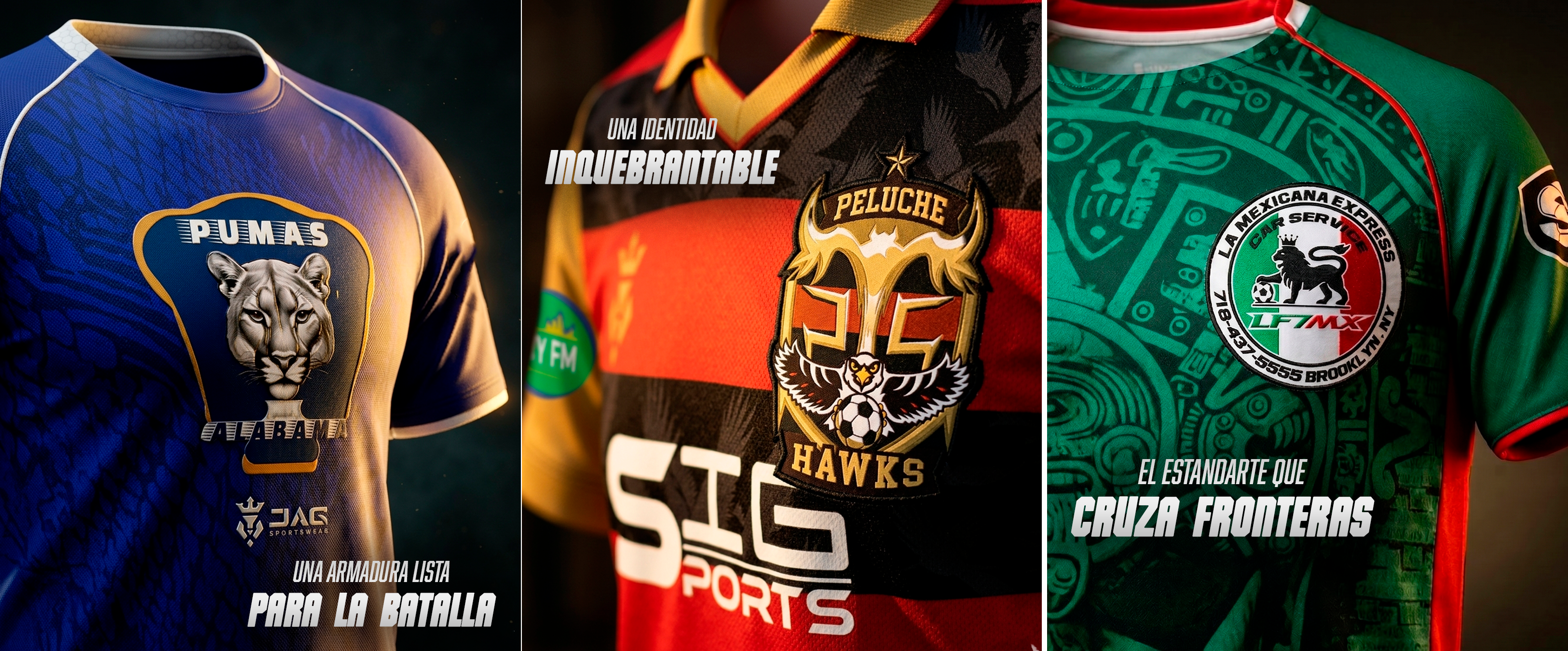 Uniformes de fútbol personalizados en México | JAG Sportswear proveedor de uniformes deportivos